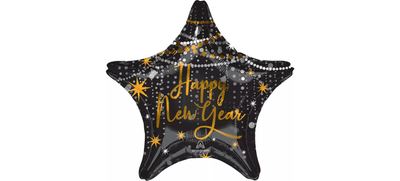 Foil Balloon - New Year - Midnight Hour - 28"