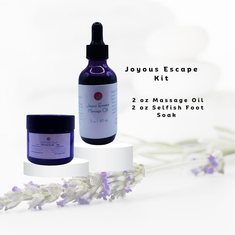 Joyous Escape Massage Oil & Foot Soak Kit