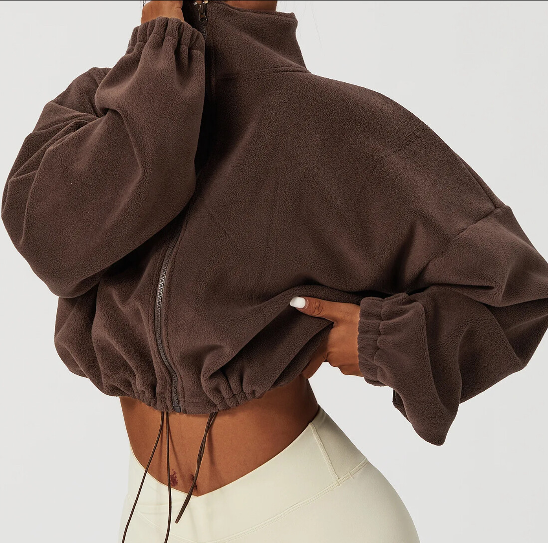 THE FLEECE in Brown