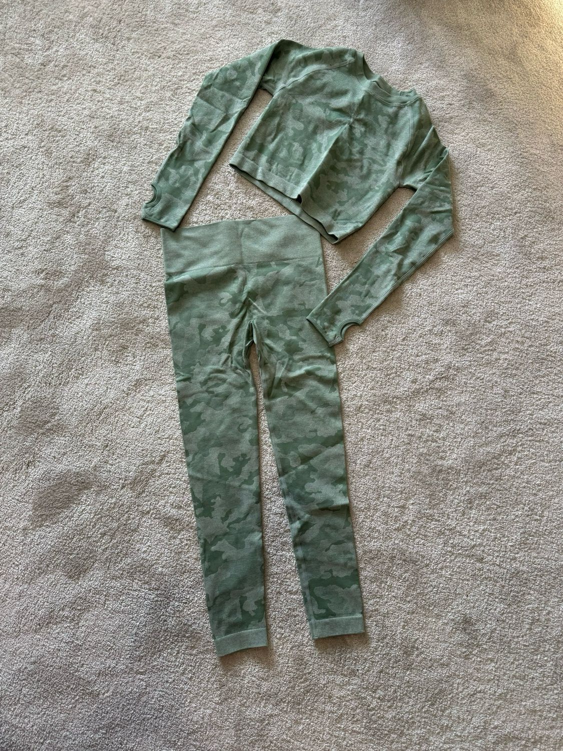Camouflage 2 Piece Set Size S