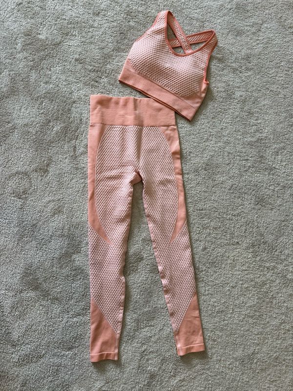 Coral/Pink 2 Piece Set Size S