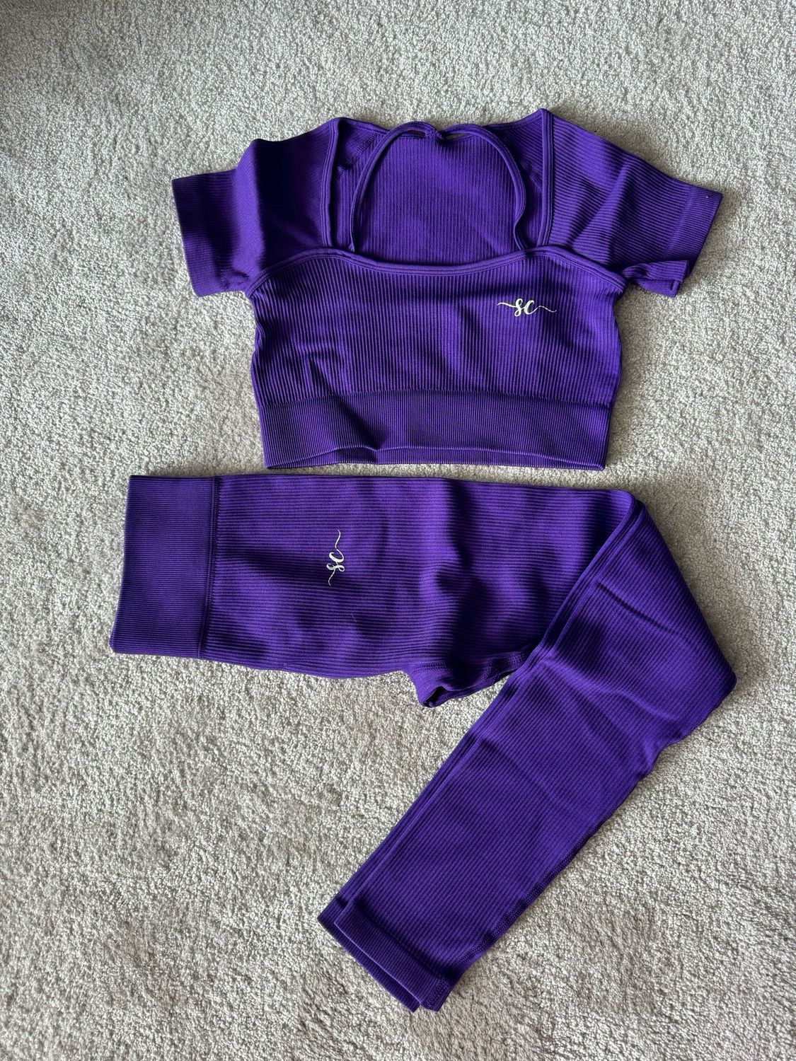 Purple 2 Piece Set Size S