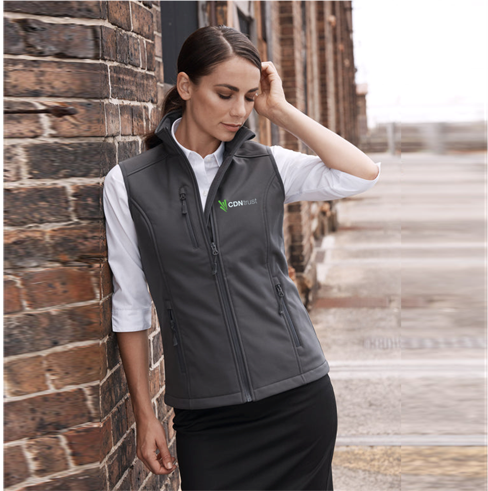 Women's Softshell Vest
Staff Only