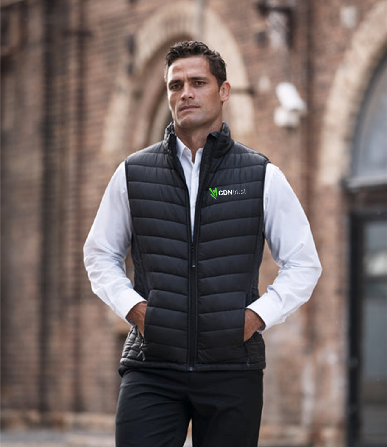 Men's Puffer Vest Staff Only