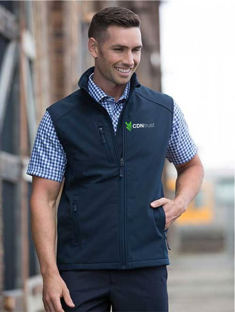 Men's Softshell Vest Staff Only