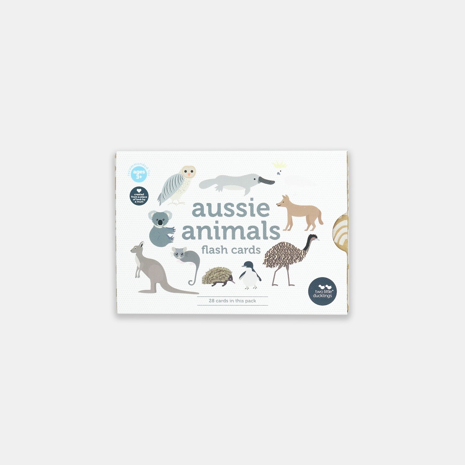 Two Little Ducklings  Aussie animal flash cards -28 pack