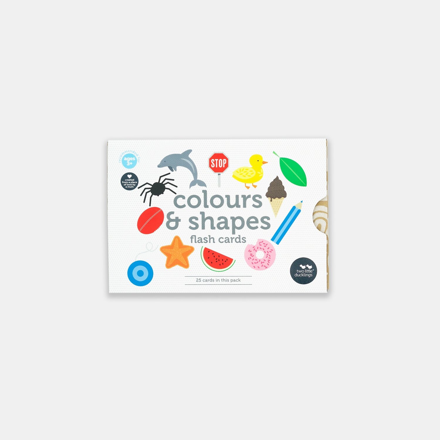 Two Little Ducklings  Colour and shape flash cards -25 pack