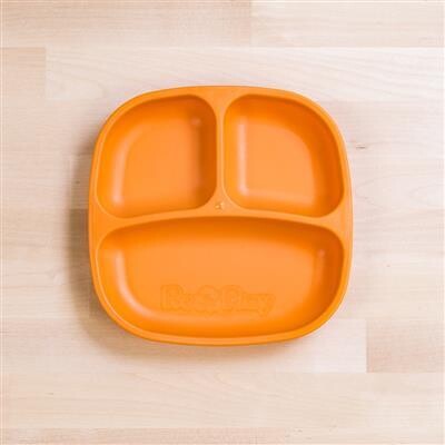 Re-Play Divided Plate -Orange