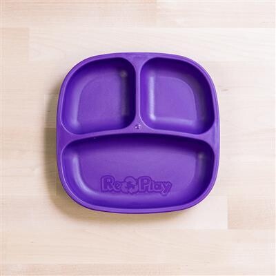 Re-Play Divided Plate -Amethyst