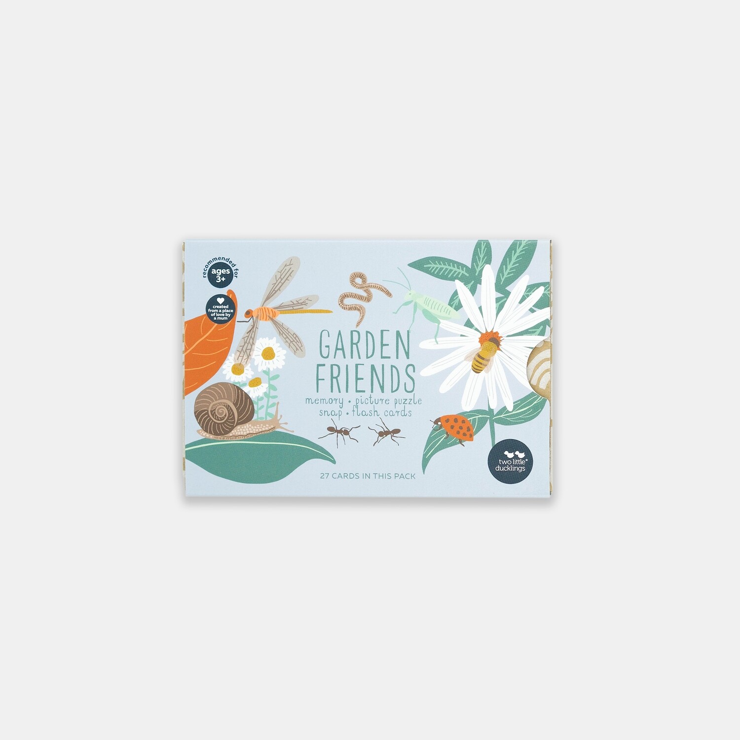 Two Little Ducklings Garden Friends snap and memory game