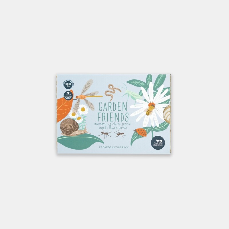Two Little Ducklings Garden Friends snap and memory game