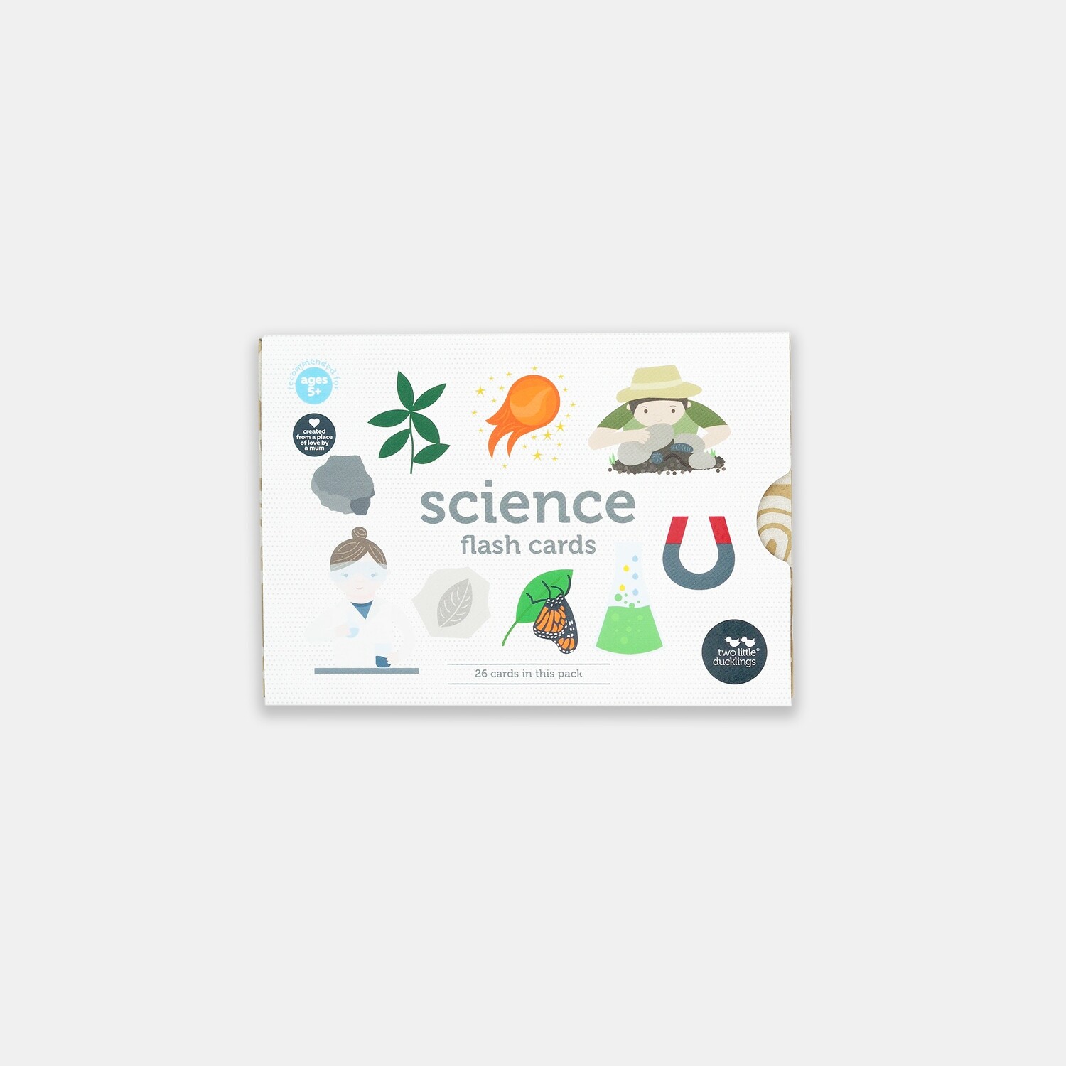 Two Little Ducklings Science flash cards -26 pack