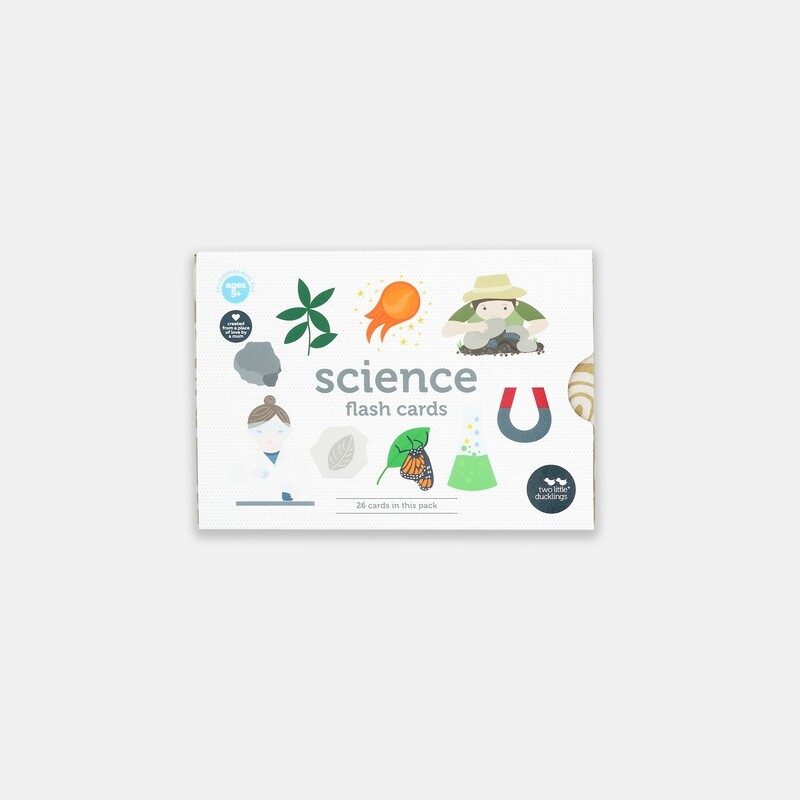 Two Little Ducklings Science flash cards -26 pack