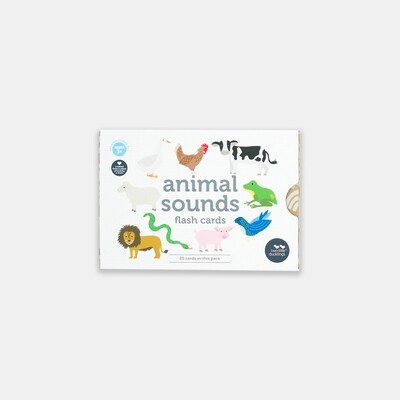 Two Little Ducklings  Animal sounds flash cards -20 pack