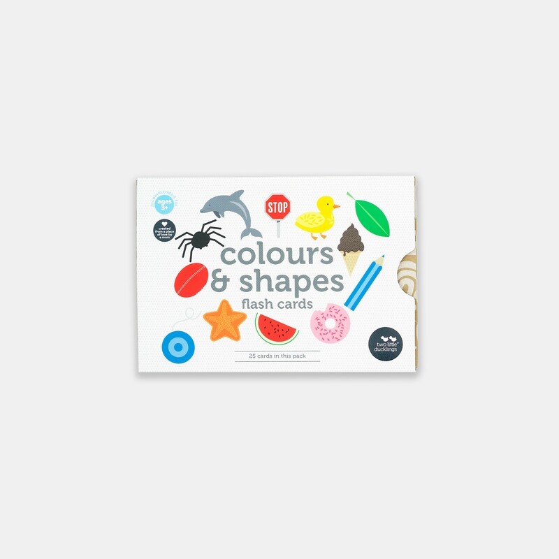 Two Little Ducklings  Colour and shape flash cards -25 pack