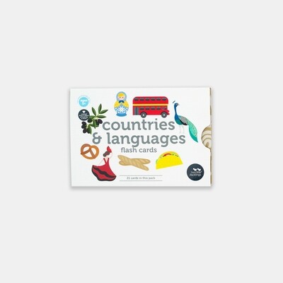 Two Little Ducklings  Country and language flash cards -21 pack