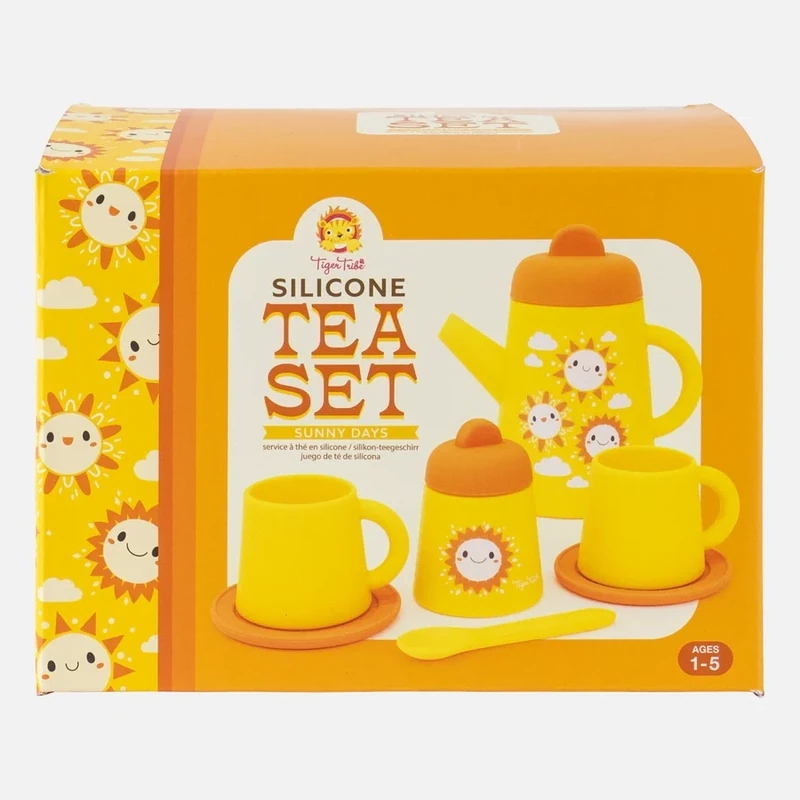 Tiger Tribe Sillicone tea set - sunny days