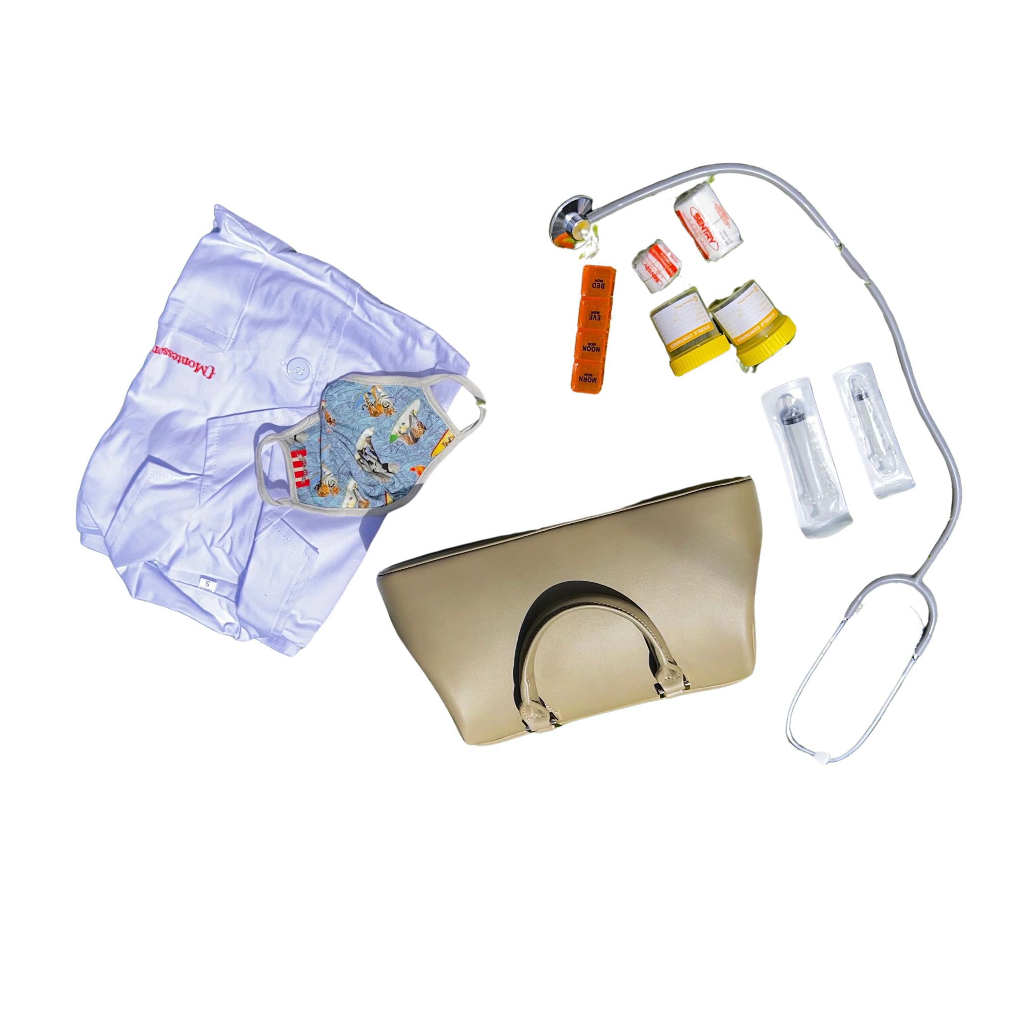 Montessori Medic x Surrounded By Toys Exclusive- Olive Green Dr Kit