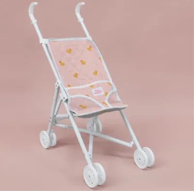 Tiny Harlow Folding Stroller - Pink Ducky