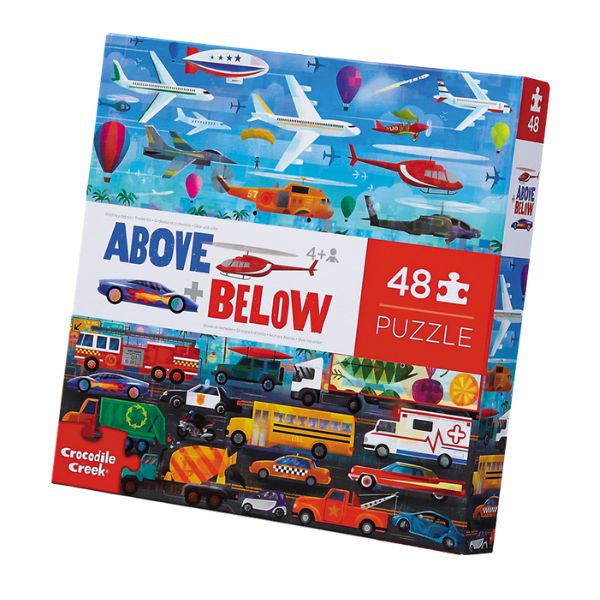 Above and Bellow puzzle Things that Go -48pc