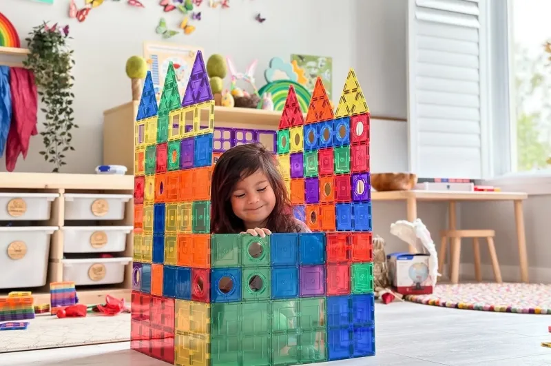 Magnetic Tiles - 110 Piece