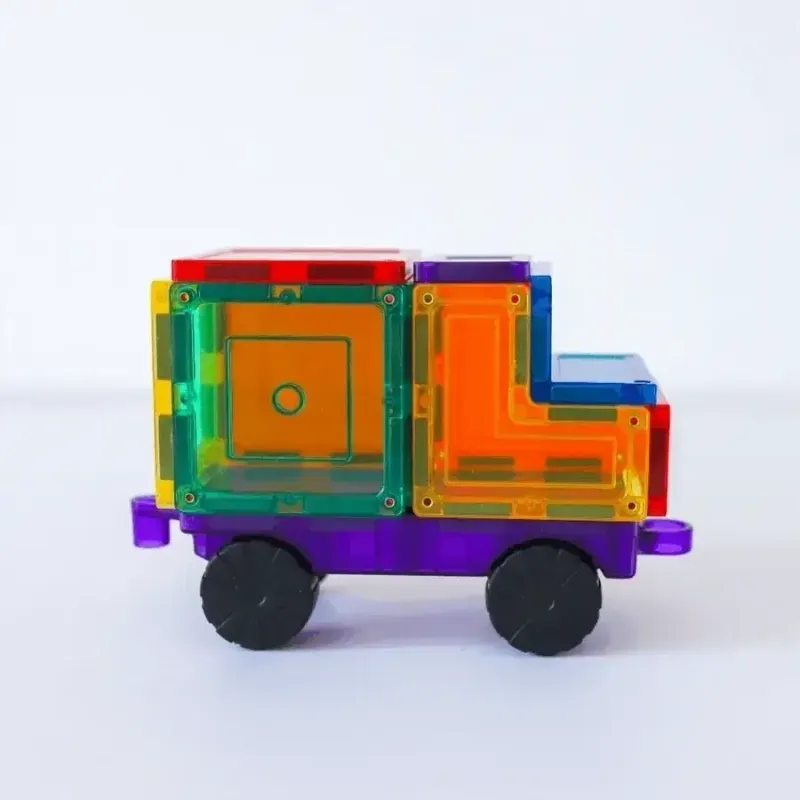 Learn & Grow Magnetic Tiles- Car Base Pack - 2 Piece