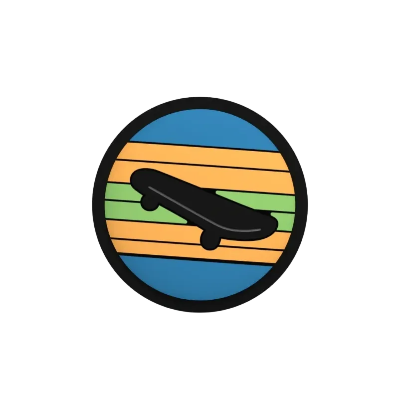Skateboard Charm