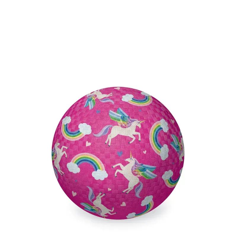 5 Inch Playground Ball Unicorn Rainbow