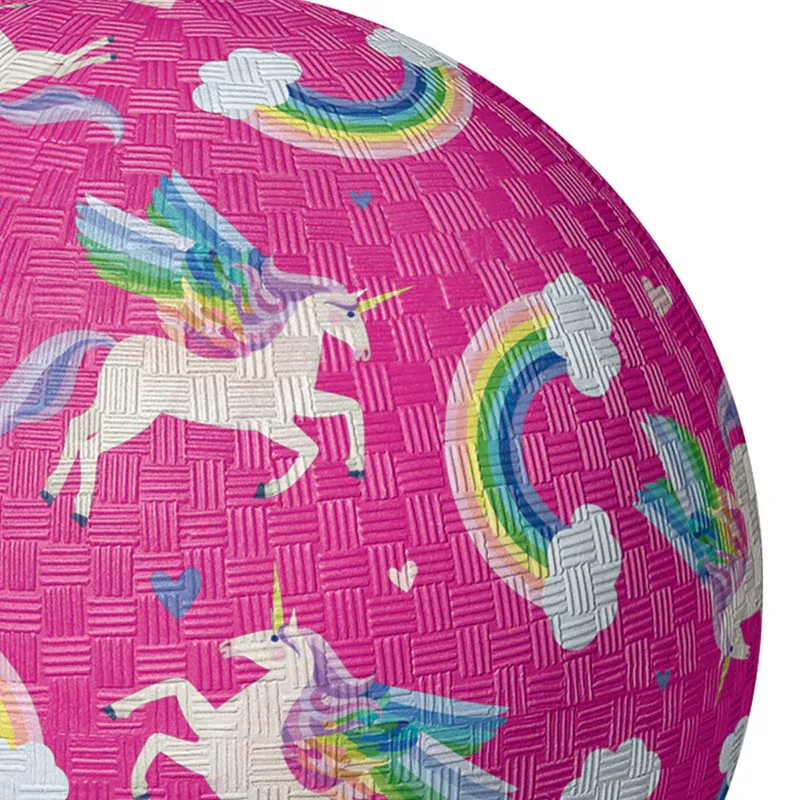 5 Inch Playground Ball Unicorn Rainbow