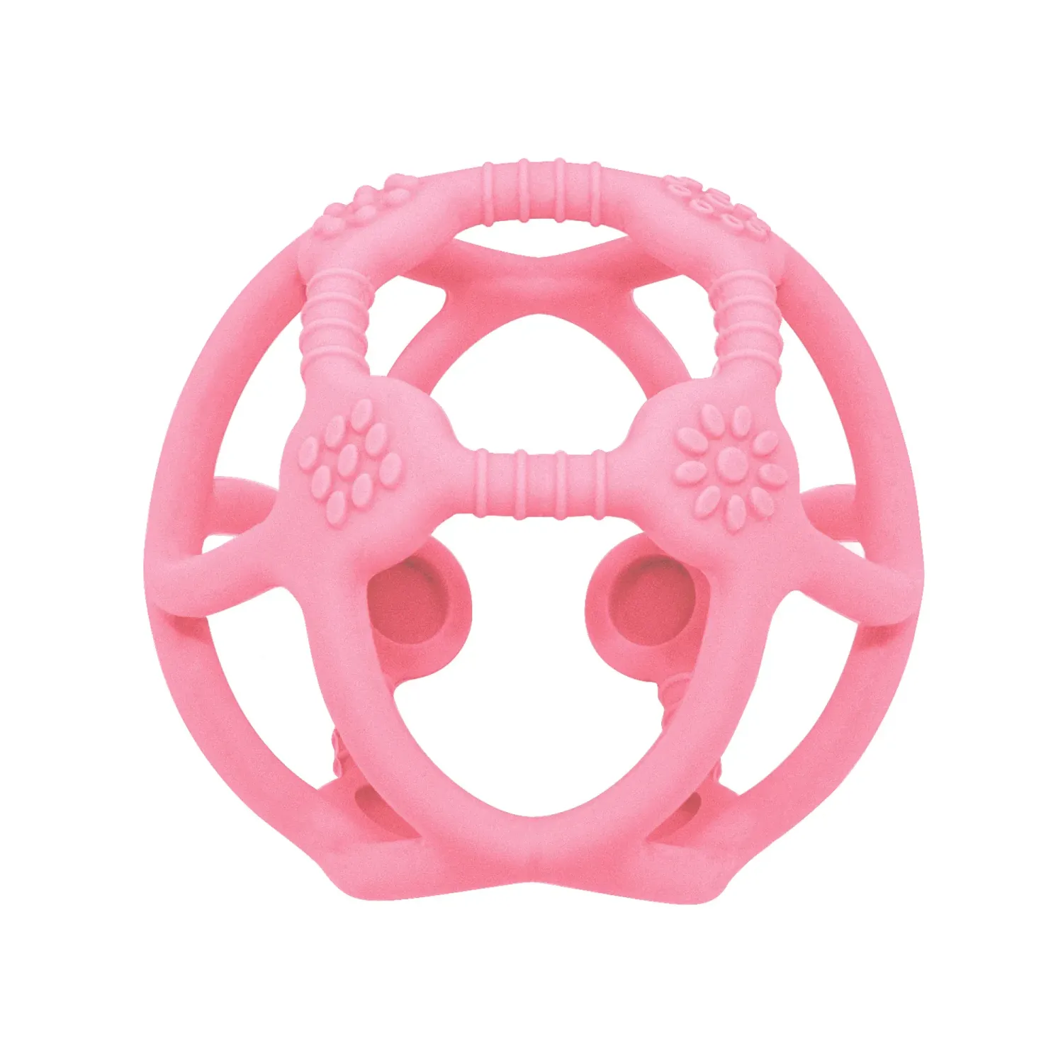 Silicone teether ball - Light Pink Silicone teether ball - Light Pink