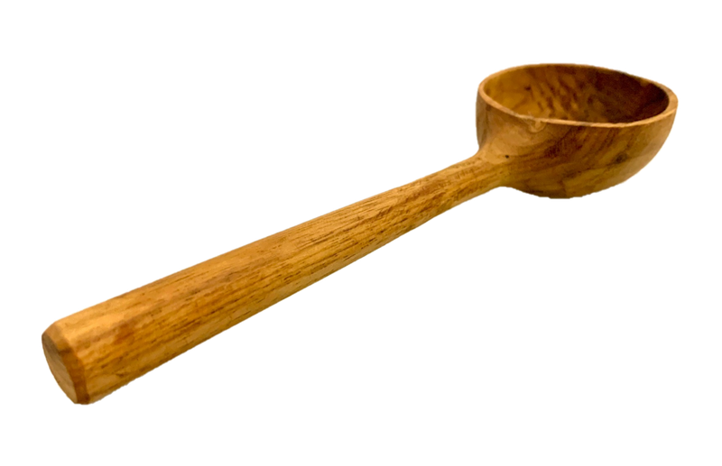 Teak Full Moon Scoop Spoon