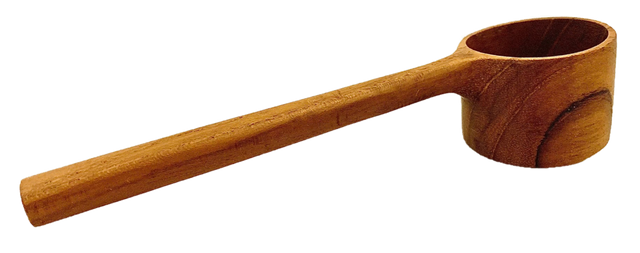 Teak Pot Scoop small Teak Pot Scoop small