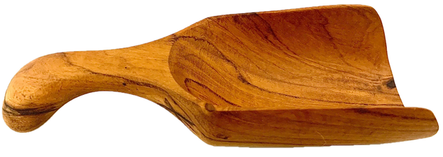 Teak Bean Scoop Teak Bean Scoop