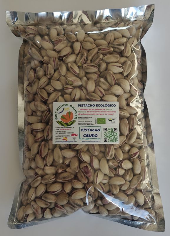 Pistacho ecológico crudo con cáscara Larnaka · 1 kg
