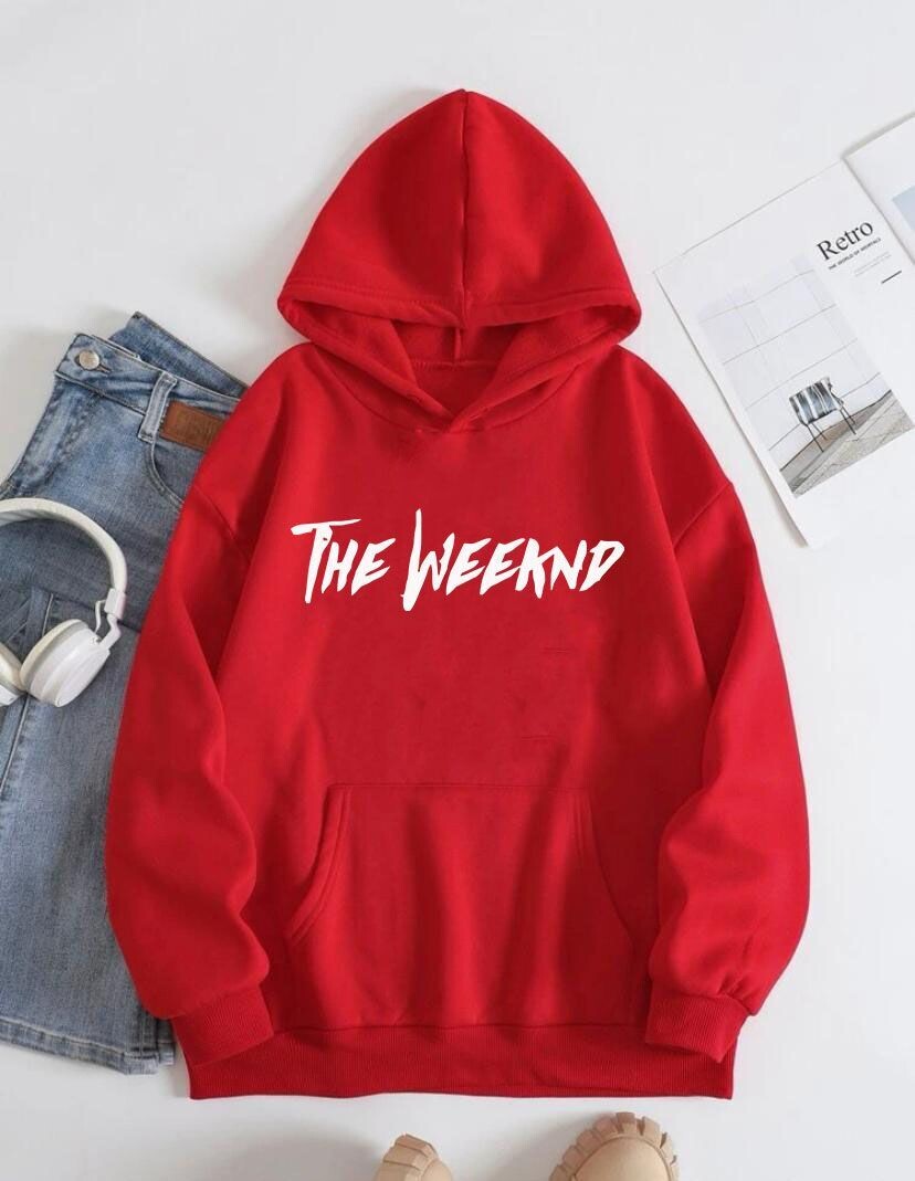 THE WEEKEND RED HOODIE