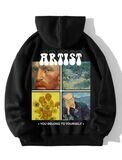 ARTIST BLACK OVERSIZE HOODIE