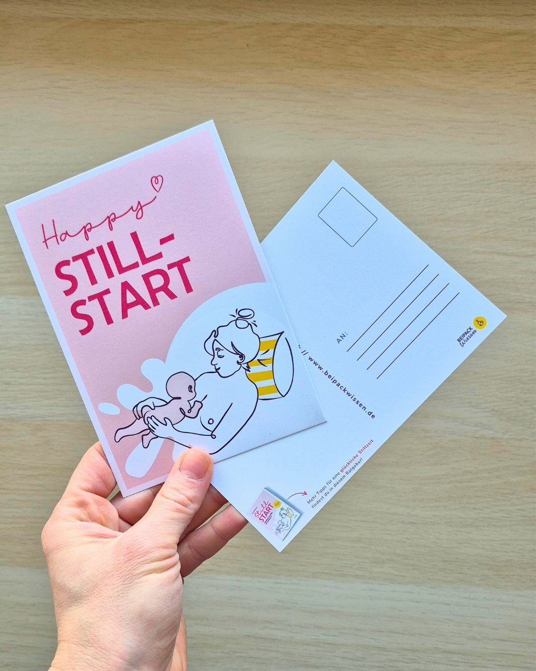 Postkarte "Happy Stillstart"