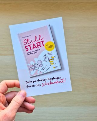 Flyer  zum Buch "Stillstart" (Fachpersonal)