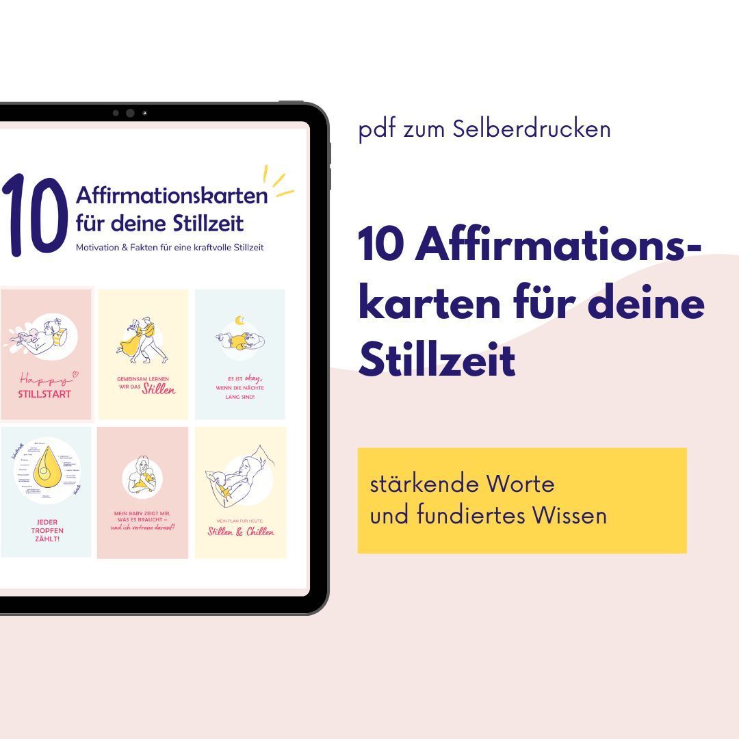 Affirmationskarten Stillen