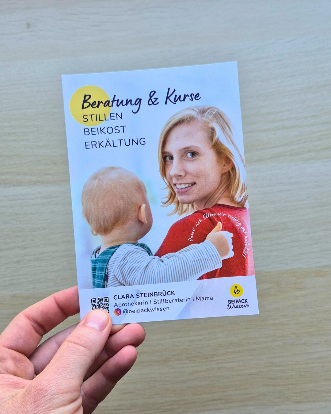Flyer  "Angebot von BeipackWissen" (Fachpersonal)