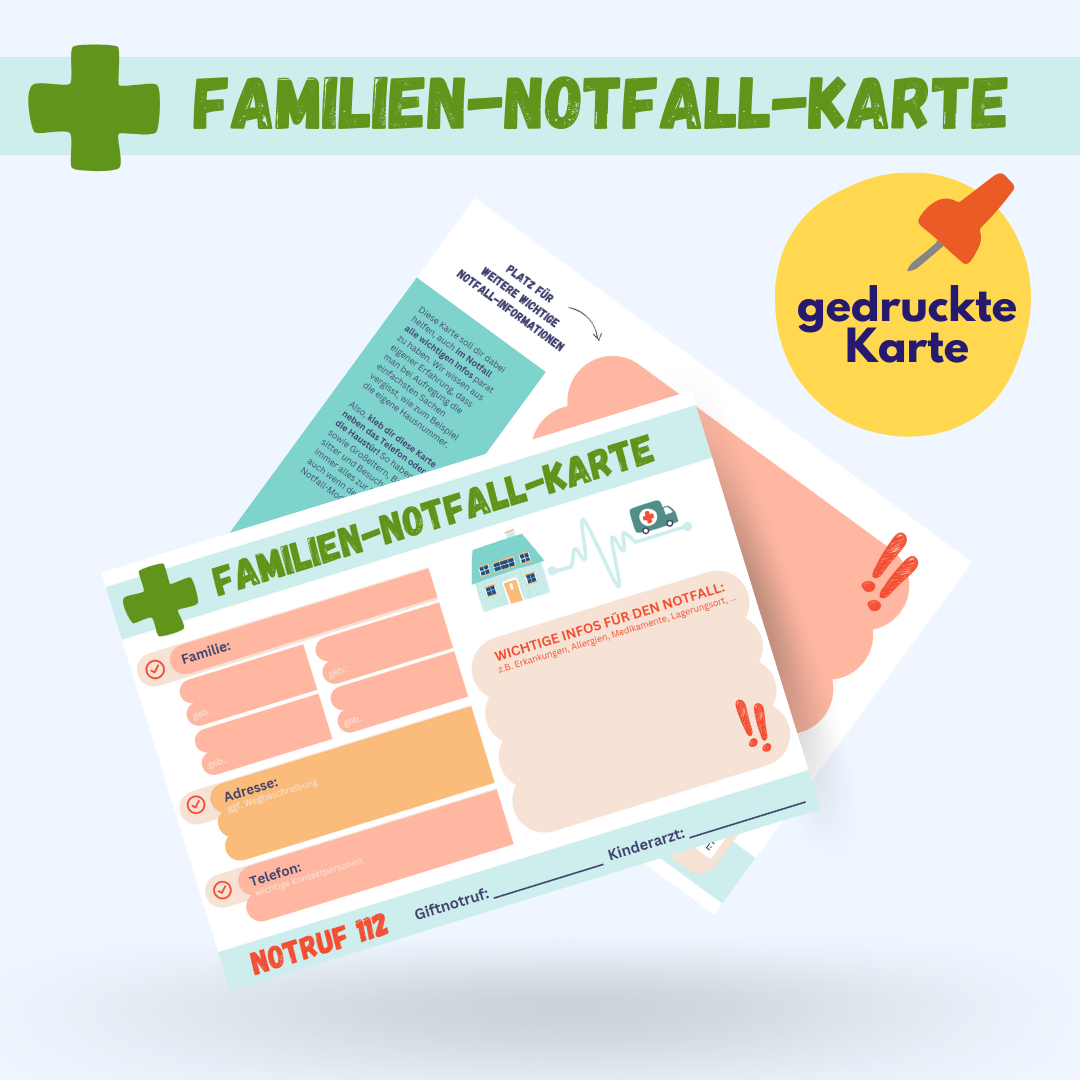 Familien-Notfall-Karte