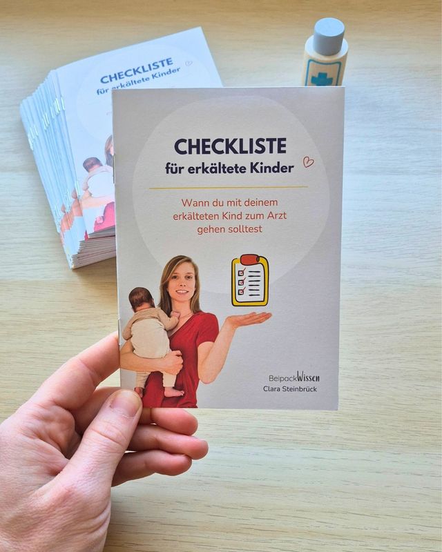 Checkliste für erkältete Kinder (für Fachpersonal) Checkliste für erkältete Kinder (für Fachpersonal)