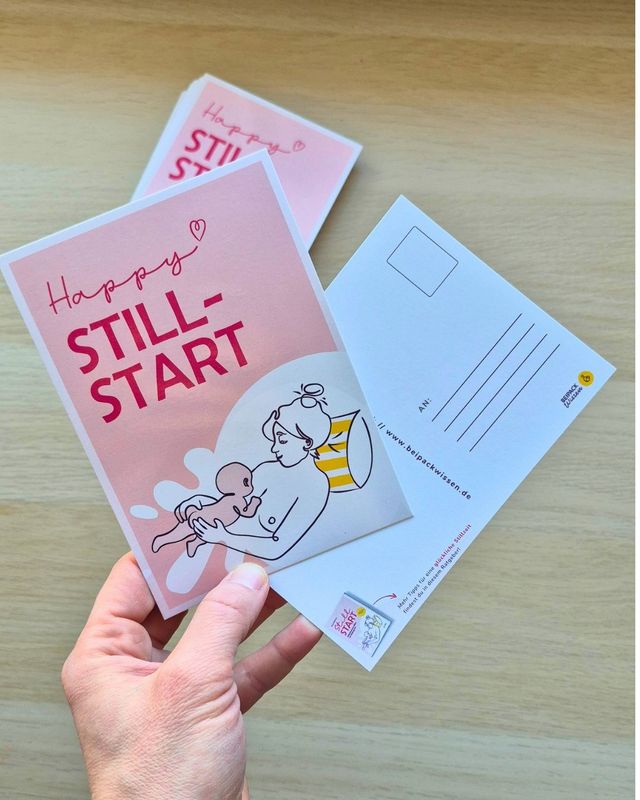 Postkarte Postkarte "Happy Stillstart" (Fachpersonal)