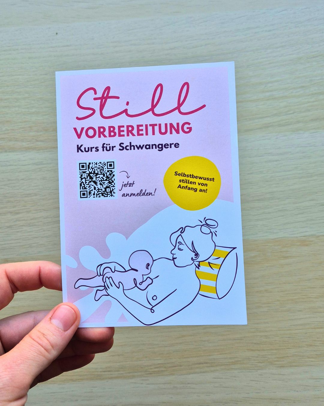 Flyer zum Flyer zum "Stillvorbereitungskurs" (Fachpersonal)