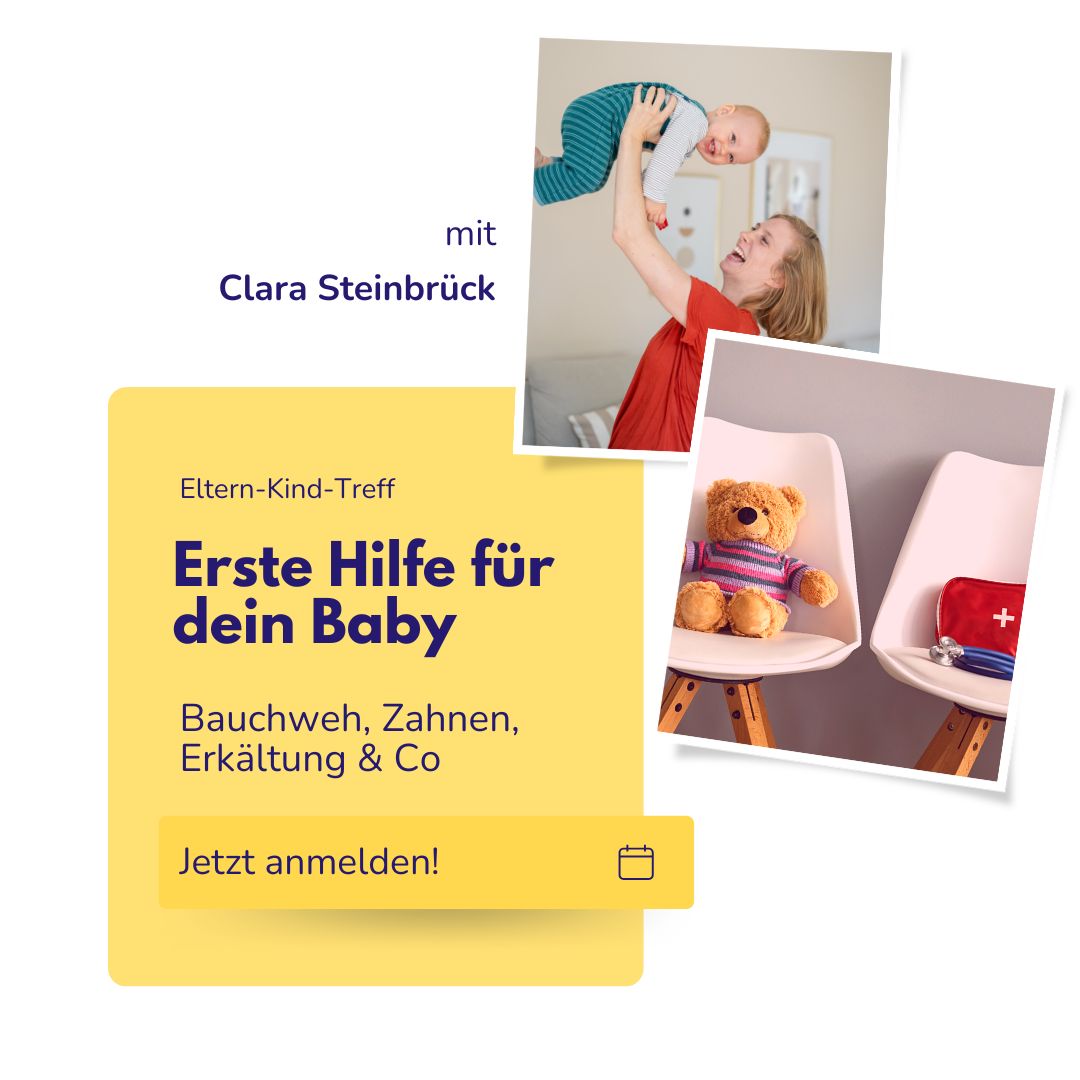 Erste Hilfe für dein Baby: Bauchweh, Zahnen, Erkältung & Co.