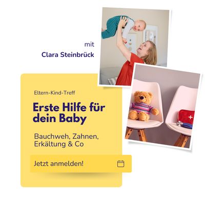 Erste Hilfe für dein Baby: Bauchweh, Zahnen, Erkältung & Co.