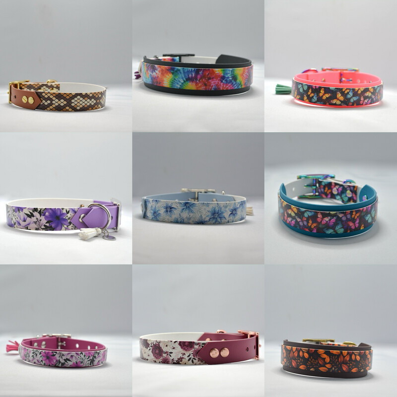 Biothane Halsband mit UV-Druck