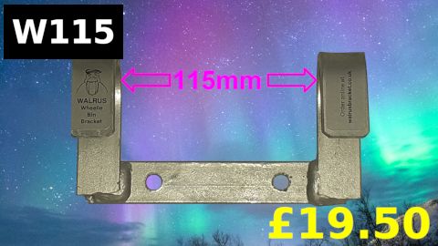 Standard 115mm Walrus Wheelie Bin Bracket