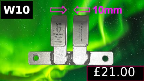 Standard Narrow Walrus Wheelie Bin Bracket