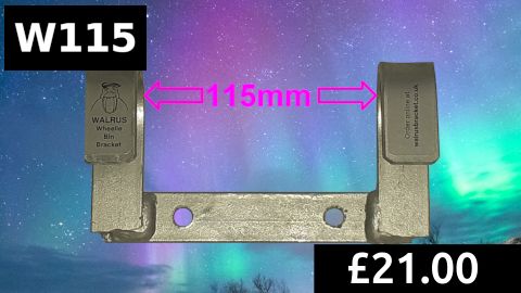 Standard 115mm Walrus Wheelie Bin Bracket